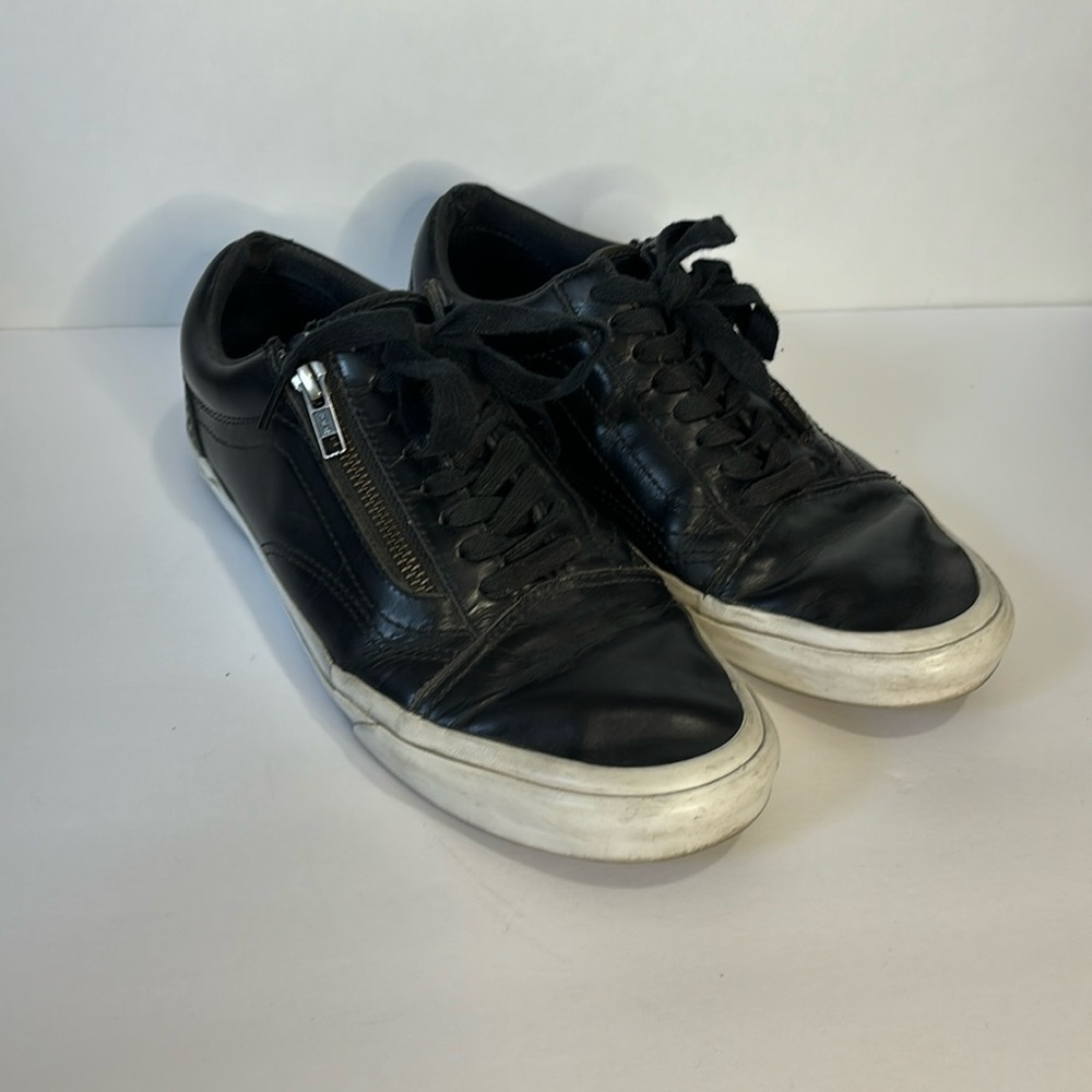 Black Leather vans